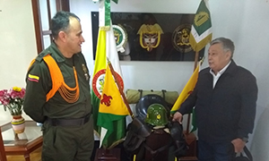 Visita de la Junta Directiva a la Escuela Nacional de Carabineros